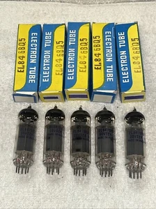 5 MATCHED EL84 6BQ5 SOVTEK POWER TUBES AMPLITREX TESTED VERY STRONG - Picture 1 of 7