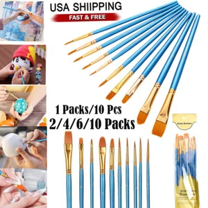 Best Model Miniature Paint Brushes Small Detail Art Paint Brush 20/40/80/100PCS - Picture 1 of 16