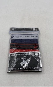 Beverly Hills Polo Club Boys Multicolor Boxer Brief Underwear Size Small 2 Pack - Picture 1 of 7