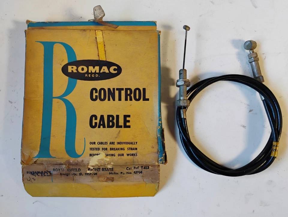 Royal Enfield  Ensign Mk.III  front brake cable T653 - Image 1 of 2