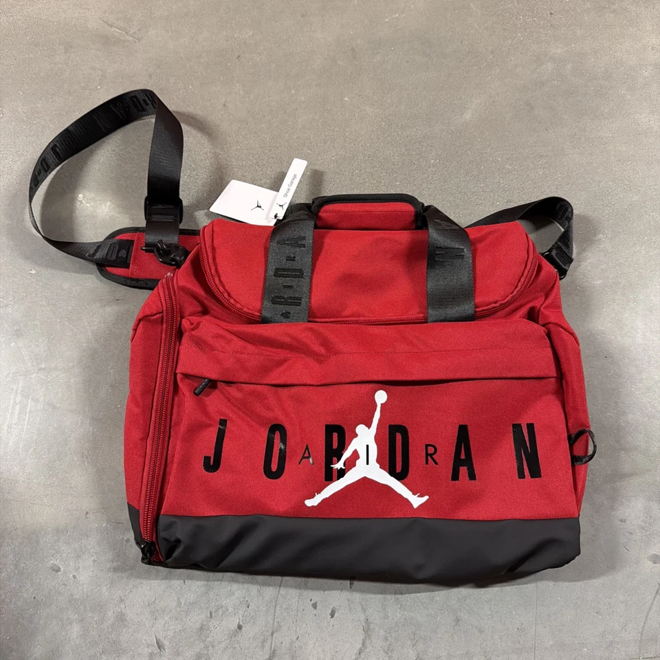 Jordan Jumpman Sport Duffel Bag Shoe Garage Gym Red MM0168-R78