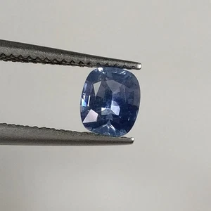 Cuscino zaffiro blu Ceylon naturale 0,60 ct taglio bello blu buona lucentezza gemma - Foto 1 di 3
