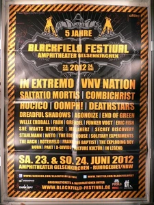 Backfield Festival 2012 - Konzert-Poster A1 - Picture 1 of 1
