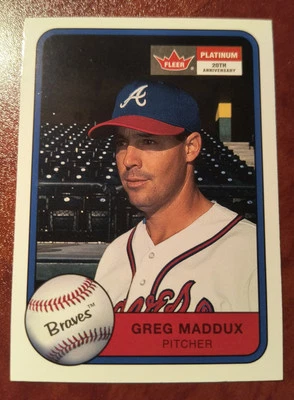 2001 Fleer Platinum #103 20th Anniversary Greg Maddux Atlanta Braves HOF - Image 1 of 4