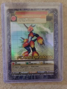 Vintage Digimon CCG Battle Series 3 Champion Holofoil Card Flamedramon BO-122 - Picture 1 of 6