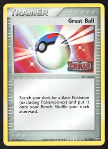 Great Ball 77/108 EX Power Keepers Stamped Reverse Holo Pokemon Card - Picture 1 of 2