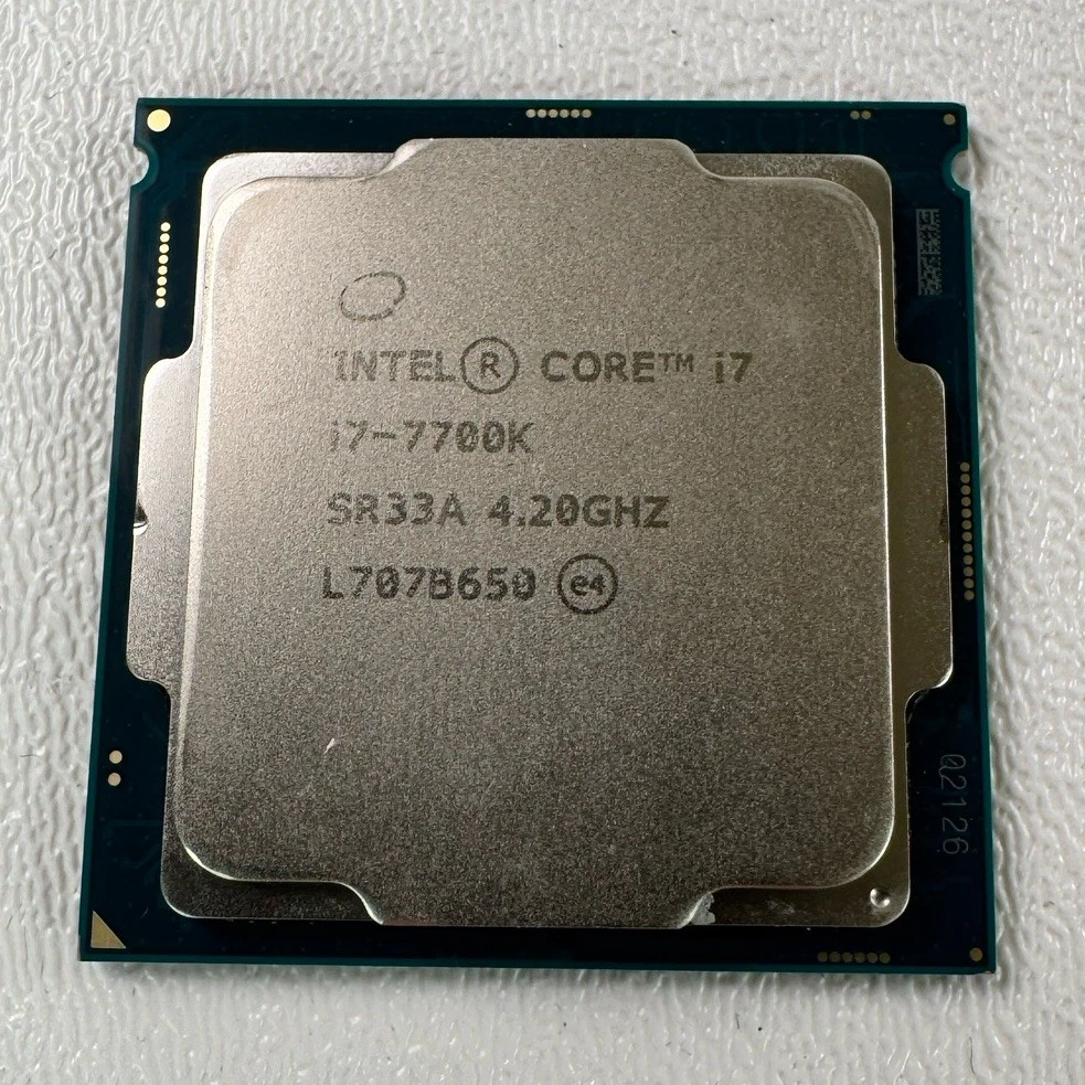 More than 3.5 GHz Intel Core i7-7700K Processor Model LGA 1151/H4