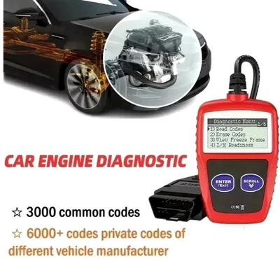 Car Fault Code Reader Engine Diagnostic Scanner Reset Tools MS309 OBD2 OBDII UK - Image 1 of 4