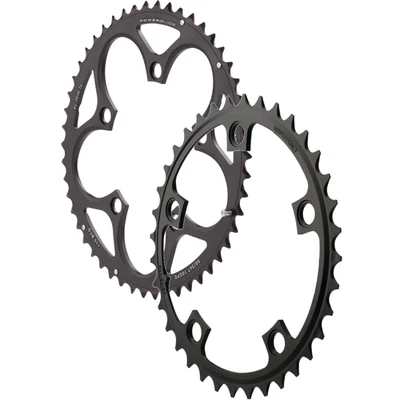 SRAM 10-Speed Aluminum Chainrings Bundle 50t Outer & 34t Inner Black BCD 110mm - Image 1 of 3
