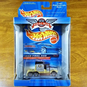 Hot Wheels Final Run 3/12 Series Kenworth T600A Big Rig Metalflake Black 1999 - Picture 1 of 3