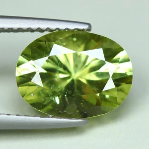 2.86 Cts_Ravishing !! Best Color_100 % Natural Unheated Yellow Apatite_Brazil - Picture 1 of 3