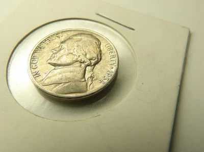 1938 JEFFERSON NICKEL Coin - FREE SHIPPING - Image 1 of 4