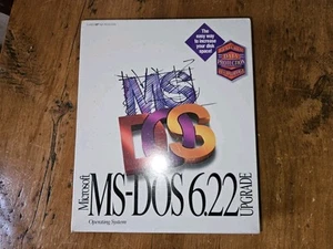Microsoft MS-DOS 6.22 Upgrade Operating System on 3.5" Disks NEW Vintage SEALED - Picture 1 of 5