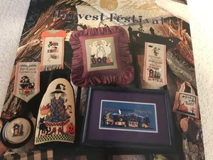 2000 Mill Hill Beading Cross Stitch Pattern Booklet HARVEST FESTIVAL HALLOWEEN - Picture 1 of 4