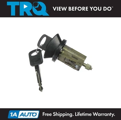Black Bezel Ignition Lock Cylinder w/ Key for Ford Mercury Lincoln Pickup Truck - Image 1 of 4