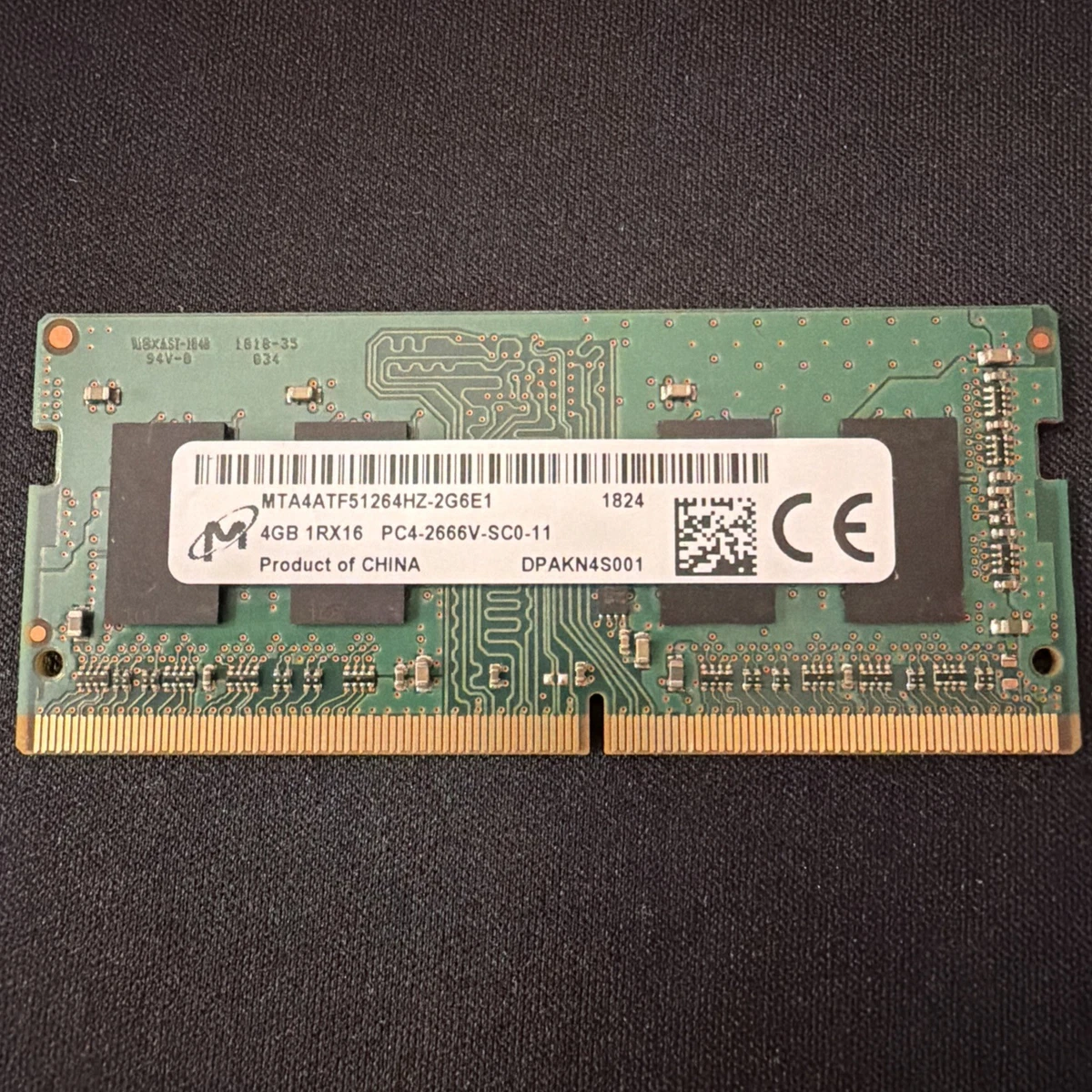 Micron DDR4 PC4-2666 4GB×10枚　【MT261222③】 Micron DDR4 SDRAM 4 GB Total Capacity Memory (RAM) | eBay Micron