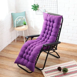 170cm Replacement Cushion Pad Garden Sun Lounger Recliner Chair Seat Pad 6 Color - Picture 1 of 23