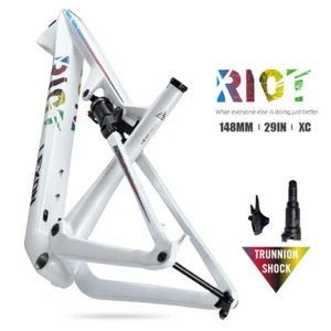 LEXON 29" Full Suspension Frame Carbon MTB Frame DH Cycling Downhill Bike Frame - Imagen 1 de 24
