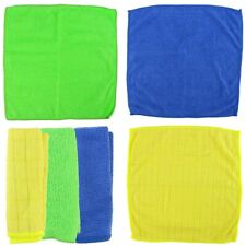 6x LARGE CLEANING CLOTHS Microfibre House Home DIY Tea Towel Dust Stain Kitchen