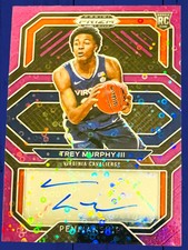2021 Prizm Draft Picks College Penmanship Purple Circles Trey Murphy III Auto/50