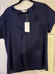Hugo Boss Intessa Flutter Top, Ink Blue, Sz 10, originally $275 - Picture 1 of 5