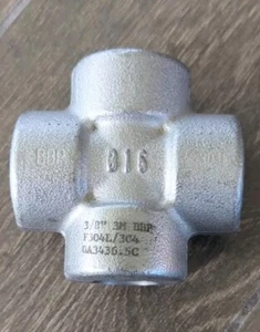 3/8" 304 Edelstahl Rohrkreuz - Bild 1 von 4