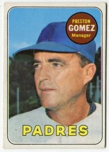 1969 Topps #74 Preston Gomez San Diego Padres - Bild 1 von 2