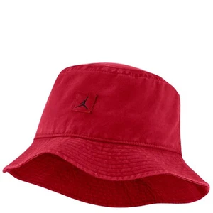 Nike Air Jordan Jumpman Washed Bucket Hat Cap Red DC3687-687 Men Women L/XL - Picture 1 of 2
