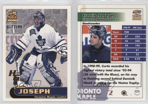 1999-00 Pacific Paramount Holo-Gold /199 Curtis Joseph #225