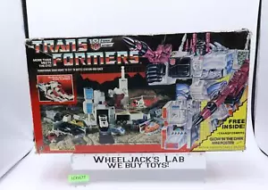 Metroplex W/BOX & INSERT 100% Complete 1985 Vintage G1 Transformers Figure - Picture 1 of 7