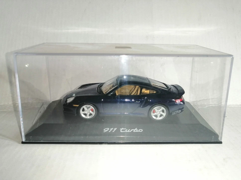 PORSCHE 911 TURBO BLU MINICHAMPS SCALA 1/43 - Immagine 1 di 1