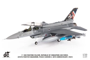 LOCKHEED F-16D FIGHTING FALCON RSAF 2023 - JC WINGS MILITARY JCW-72-F16-024 1/72 - Picture 1 of 22