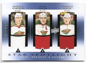 13/14 UPPER DECK TRILOGY SPOTLIGHT TRIPLE JERSEY Gaborik/Parise/Coyle #PPFMINN - Bild 1 von 1