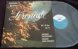 Audiophile LP Heinz Bongartz Brahms Serenade No.1 Eterna 8 25 209 Stereo ED1 - Imagen 1 de 2