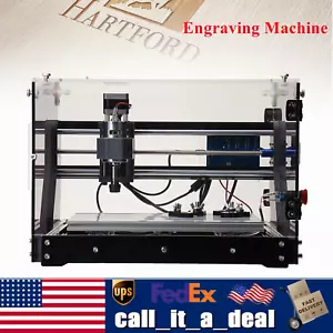 Fresatrice da tavolo 3 assi 3D 3018-SE V2 router CNC incisore fai da te strumento di incisione - Foto 1 di 13
