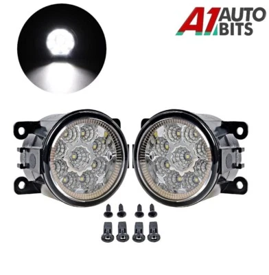Fari Fendinebbia Led Bianchi 9 Per Mitsubishi L200 Triton Pickup 06-15 2X Nuovo - Immagine 1 di 4