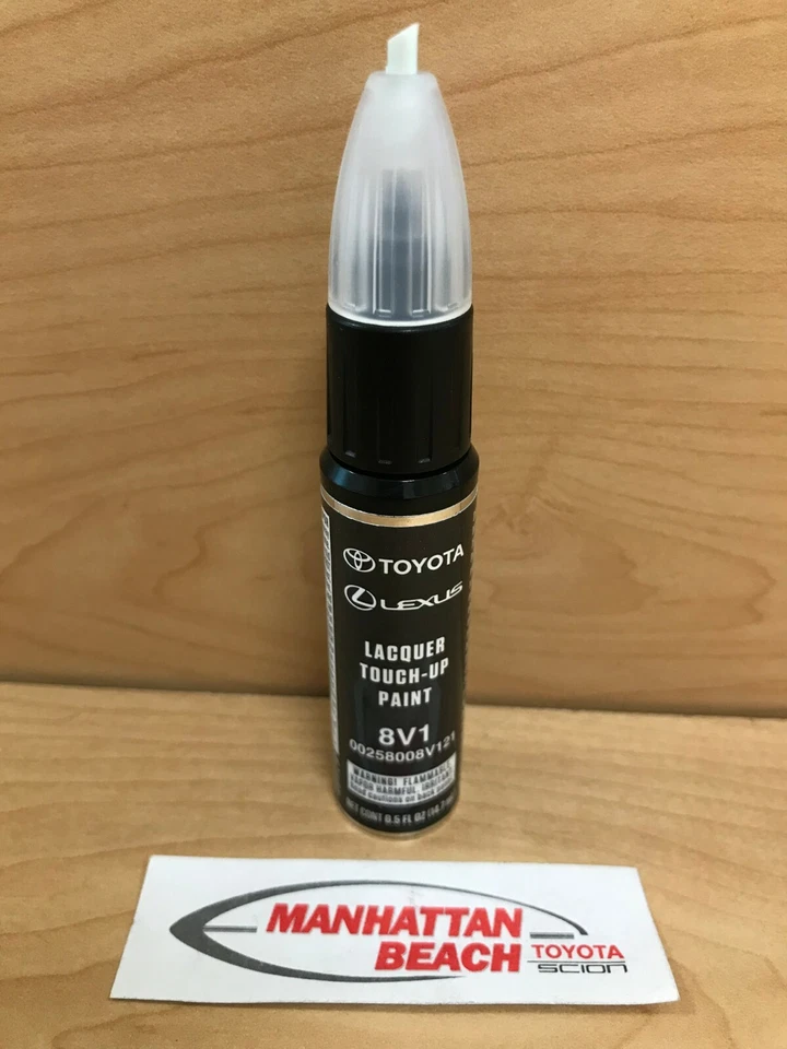 GENUINE TOYOTA WINTER GRAY METALLIC TOUCH-UP PAINT CODE 8V1 OEM 00258-008V1-21 - Image 1 of 1