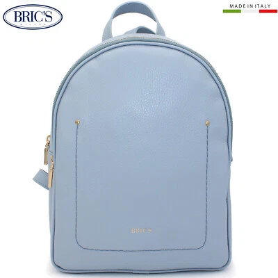 BRIC'S GONDOLA Hecho en Italia Mujer Azul Claro Cuero Mochila Urbana Foto 1 de 4