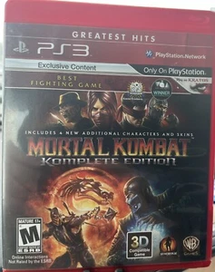 PS3 Mortal Kombat Komplete Edition And DC Universe - Picture 1 of 8