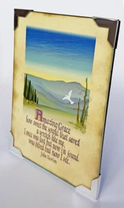 SONDERANGEBOT "AMAZING GRACE.." Clip Rahmen Plakette - 57P-420 - Bild 1 von 2