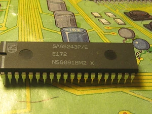 SAA5243P/E -0.3 to +7.5V; (ECCT) circuits DIP Philips 1pcs - Imagen 1 de 1