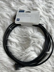 Insignia NS-PV10509 10' PC Monitor Extension Cable Black - Picture 1 of 4