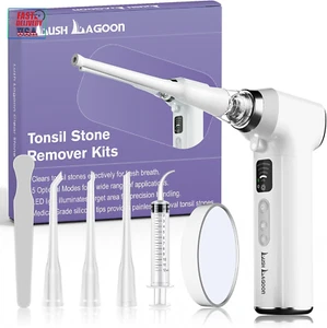 Electronic Vacuum Tonsil Stone Remover - Tonsil Stone Removal Kit with LED Guida - Picture 1 of 12