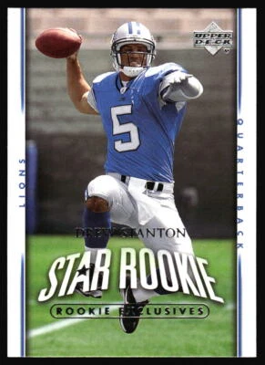 2007 Upper Deck Drew Stanton  Rookie  #289 Detroit Lions - Image 1 of 2