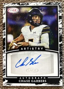 2022 Sage Artistry CHASE GARBERS California RC Auto Card #A-CG2 NRMT/MT