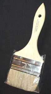 100% Pure China Bristle Wooden Paintbrush - 3" - Picture 1 of 3