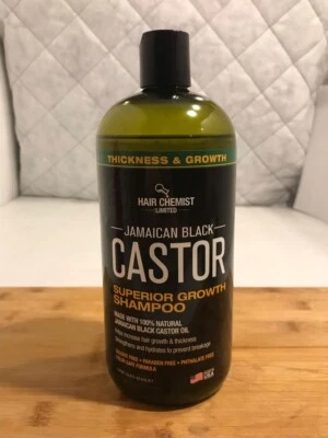 ¡Nuevo! Champú de ricino negro jamaicano Hair Chemist Superior Growth - 33,8 fl oz Foto 1 de 2