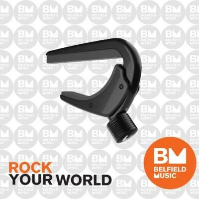 D'Addario Planet Waves PW-CP-12 Ukulele Pro Uke Capo Black w/ Adjustable Tension - image 1 of 3
