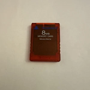 Official Sony PlayStation 2 Memory Card PS2 Authentic MagicGate 8MB SCPH-10020 - Picture 1 of 1