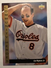 Cal Ripken Jr. 1993 Upper Deck #36 - Baltimore Orioles - Community Heroes HOF NM